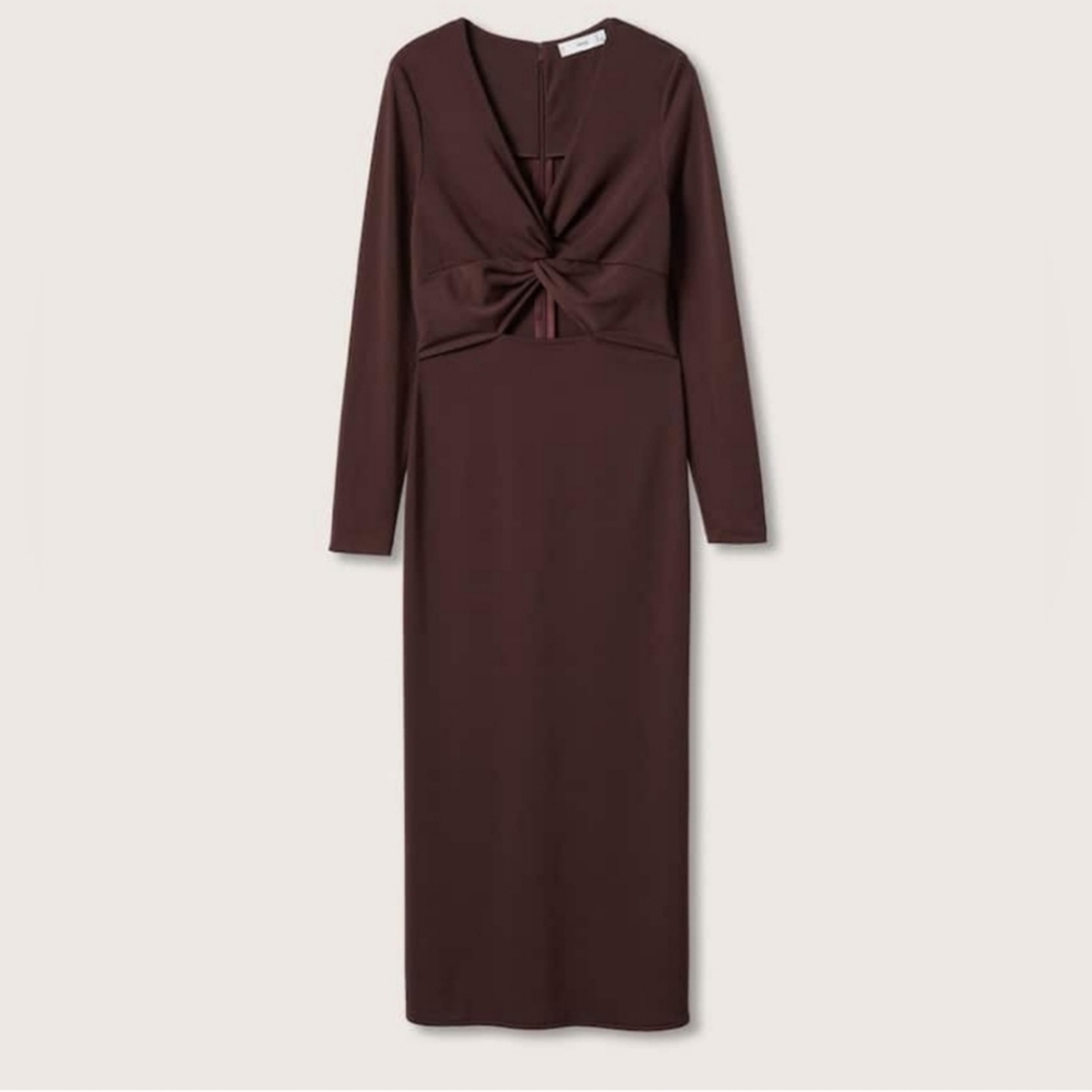 MANGO Cut-out dress - Picture 4 of 5